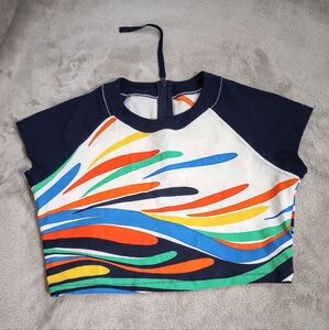 Tory Burch Tory Sport Swim Top Watersports Top S